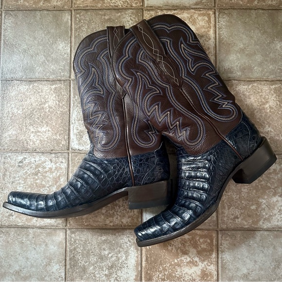 Allen’sNavy Caiman Men’s Boots Size 10D